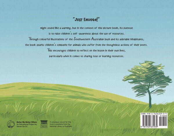 Just Enough! Back Cover