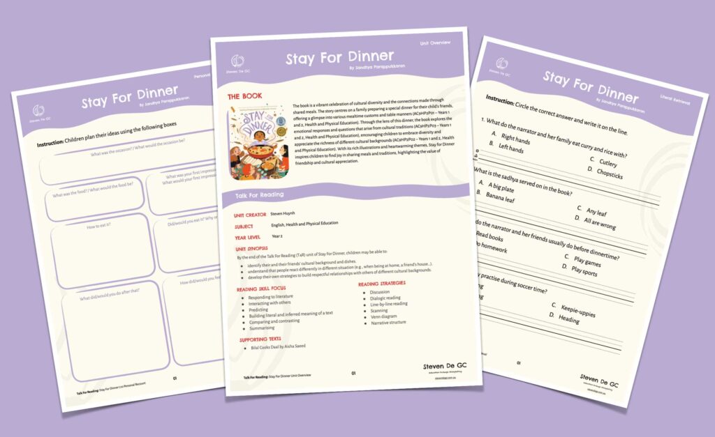 T4R Stay For Dinner Unit Overview Cover