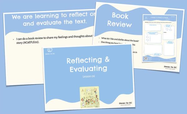 T4R A Family is a Family Lesson 6 Reflecting Evaluating